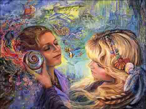 Shared Treasure- (c) by Josephine Wall